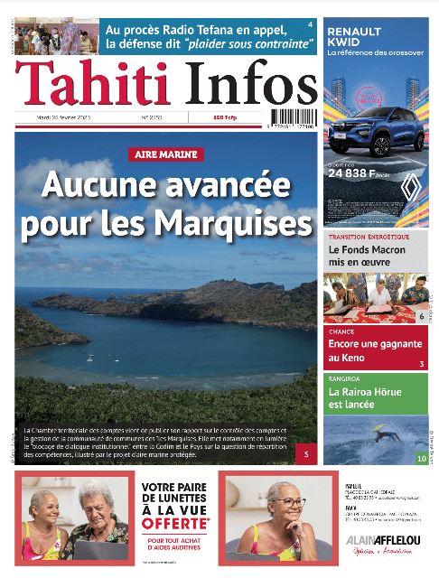 TAHITI INFOS N°2355 du 28 février 2023 TAHITI INFOS N°2355 du 28 février 2023