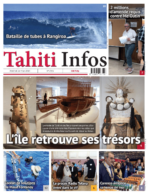TAHITI INFOS N°2356 du 1er mars 2023 TAHITI INFOS N°2356 du 1er mars 2023