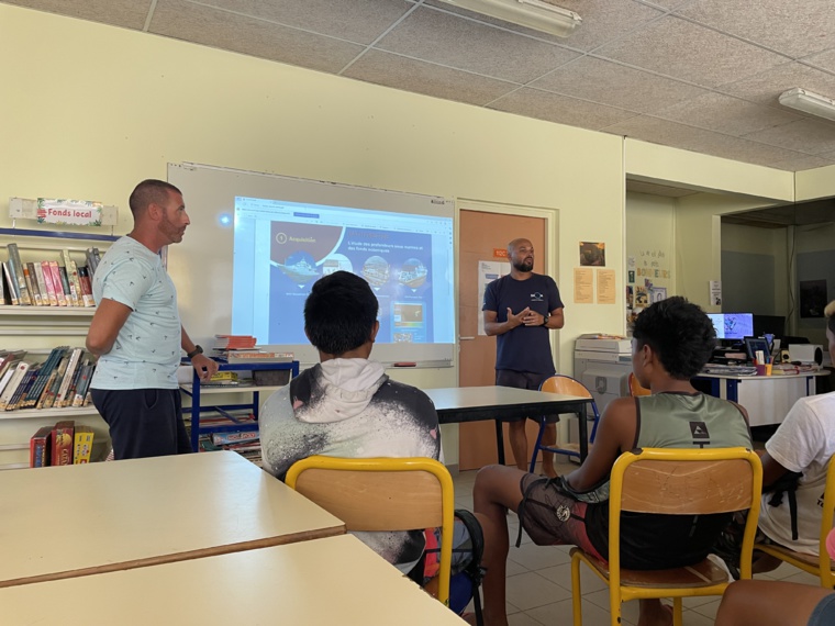 Les marins du Shom font des relevés à Hao et s’occupent de la relève Les marins du Shom font des relevés à Hao et s’occupent de la relève
