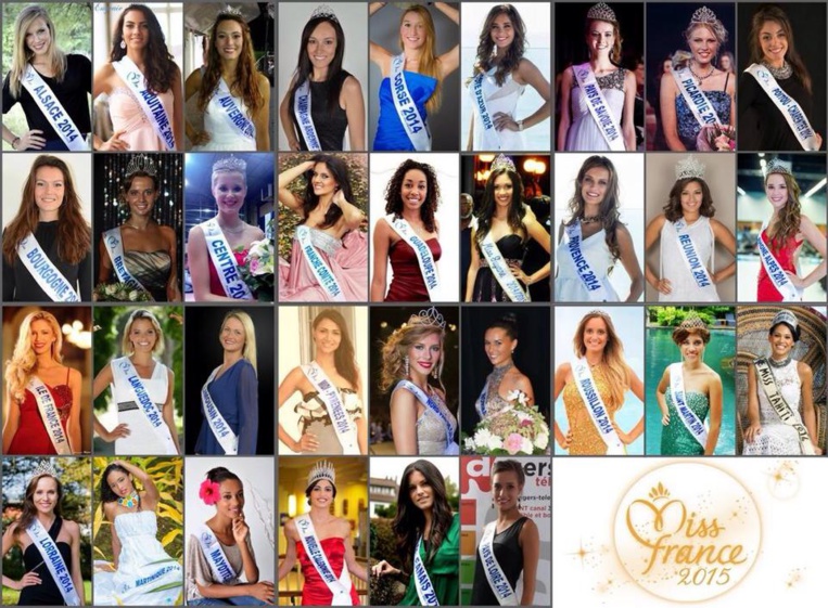 Les 33 Miss en compétition pour Miss France 2015 dévoilées sur la page Facebook #missfrance2015 Les 33 Miss en compétition pour Miss France 2015 dévoilées sur la page Facebook #missfrance2015
