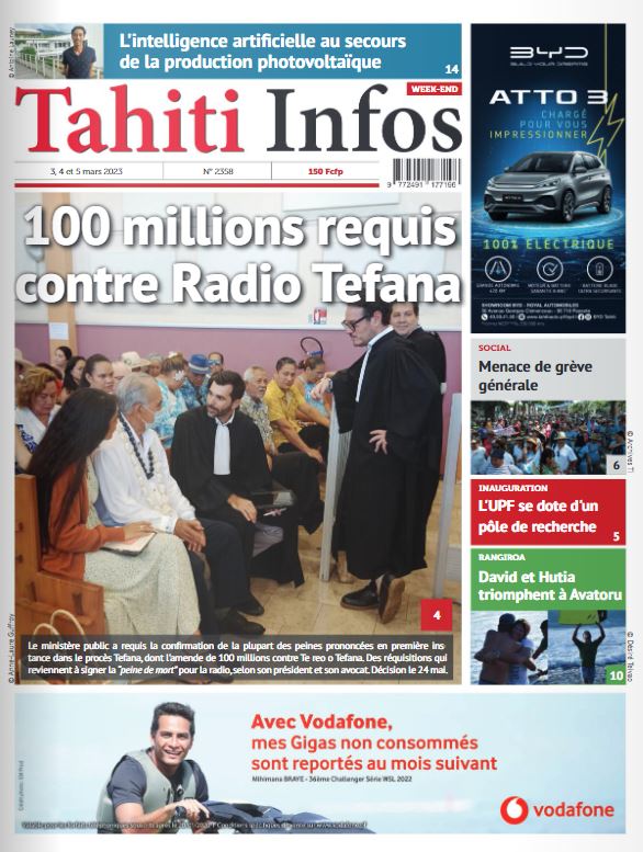 TAHITI INFOS N°2358 du 3 mars 2023 TAHITI INFOS N°2358 du 3 mars 2023