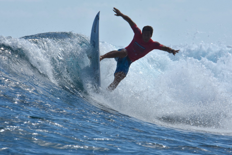 Après sa victoire en 2015 à Rangiroa, Mihimana Braye disputait, mercredi, une nouvelle finale sur le spot de Avatoru. Après sa victoire en 2015 à Rangiroa, Mihimana Braye disputait, mercredi, une nouvelle finale sur le spot de Avatoru.