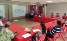 Visite à la Fédération tahitienne de football : le projet « Vision 2020 » présenté à René Temeharo Visite à la Fédération tahitienne de football : le projet « Vision 2020 » présenté à René Temeharo