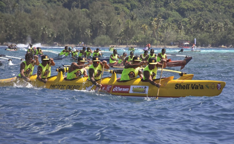 Avec 12 victoires au total au Marathon Polynésie la 1ère, dont trois de suite depuis 2019, Shell Va'a sera évidemment l'équipage à battre samedi.