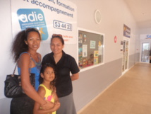 Des porteurs de projets de Taravao, également présentes à l'inauguration ce mardi matin. Des porteurs de projets de Taravao, également présentes à l'inauguration ce mardi matin.