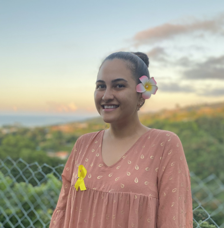 Légendes : Terani Reichart, présidente de l'association Endopolynésie. Légendes : Terani Reichart, présidente de l'association Endopolynésie.