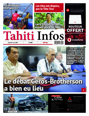 TAHITI INFOS N°2367 du 16 mars 2023 TAHITI INFOS N°2367 du 16 mars 2023