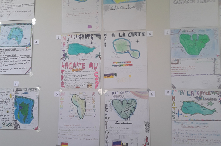 Exemple de créations des élèves du collège de Teva I Uta. Exemple de créations des élèves du collège de Teva I Uta.