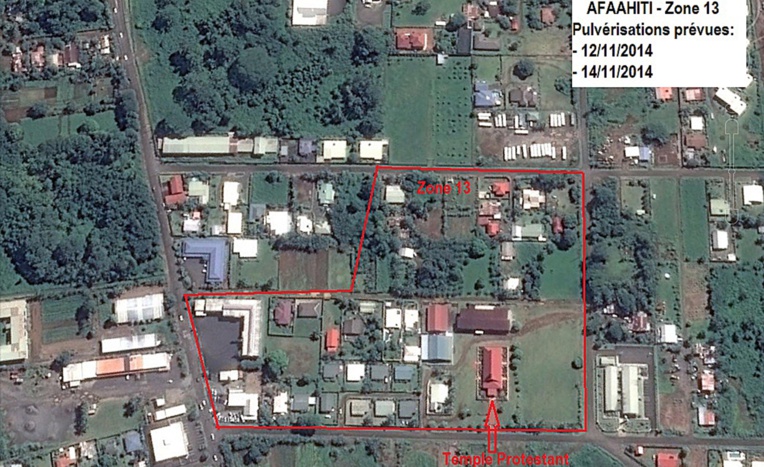Lutte antivectorielle : planning des pulvérisations du 13 au 20 novembre Lutte antivectorielle : planning des pulvérisations du 13 au 20 novembre