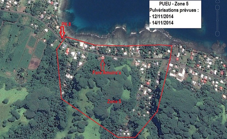 Lutte antivectorielle : planning des pulvérisations du 13 au 20 novembre Lutte antivectorielle : planning des pulvérisations du 13 au 20 novembre