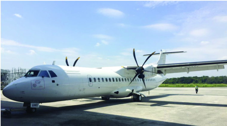 L’avion loué par Air Tahiti baptisé Heturere L’avion loué par Air Tahiti baptisé Heturere