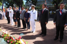 Cérémonie: 96ème anniversaire de l'Armistice du 11 novembre 1918 à Papeete Cérémonie: 96ème anniversaire de l'Armistice du 11 novembre 1918 à Papeete