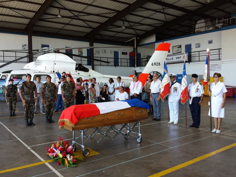 Le corps du caporal-chef Moana Heiarii rapatrié Le corps du caporal-chef Moana Heiarii rapatrié