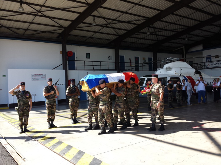 Le corps du caporal-chef Moana Heiarii rapatrié