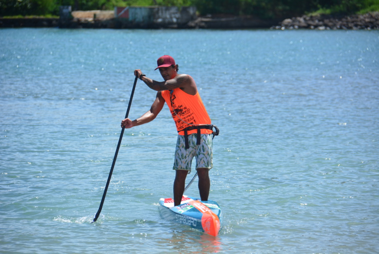 En SUP, le patron de la discipline, Lorenzo Bennett a tenu son rang samedi. En SUP, le patron de la discipline, Lorenzo Bennett a tenu son rang samedi.