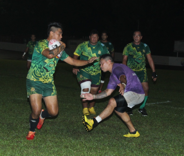 Faa’a a retrouvé sa verve offensive, à l’image ici de Heremoana Mara, et Paea Manu Ura en a fait les frais.