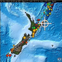 Puissant séisme de magnitude 6,7 au large de la Nouvelle-Zélande Puissant séisme de magnitude 6,7 au large de la Nouvelle-Zélande