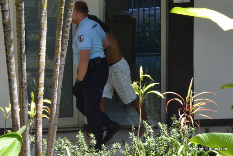 L'agresseur de Jules Reichart lors de sa mise en examen L'agresseur de Jules Reichart lors de sa mise en examen