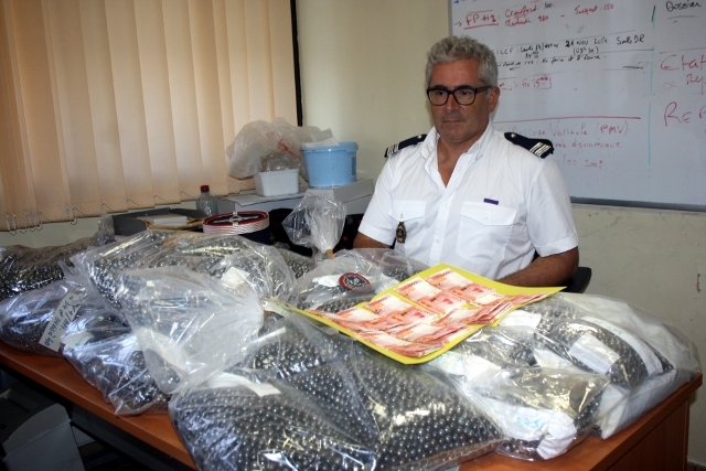 Plus de 327 kilos de perles saisis : un record