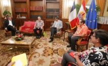 Une délégation de la Commission européenne reçue par le Président Fritch Une délégation de la Commission européenne reçue par le Président Fritch