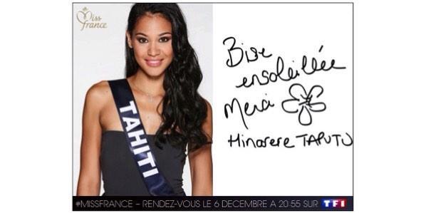 Miss France 2015 : Miss Tahiti s'est prêtée au jeu du "si j'étais..."
