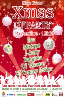 La Xmas DJ Party va réchauffer Toata pour la bonne cause