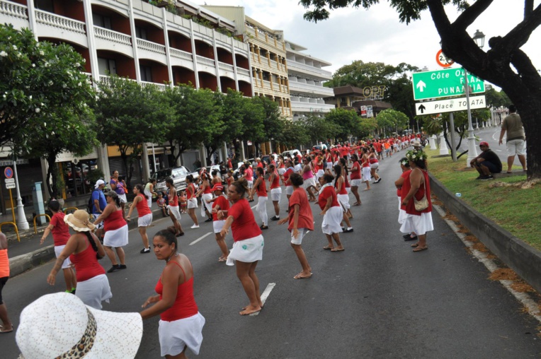Les jeunes volontaires se sont énormément entraînés, dont une répétition générale sur le Front de mer.