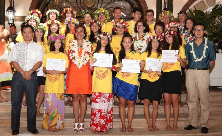 20 jeunes Polynésiens ont reçu leur bourse pour étudier en Chine