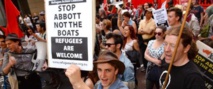 Le durcissement de la politique australienne sur l'immigration a déjà provoqué des manifestations, comme ici à Sydney en septembre 2013.