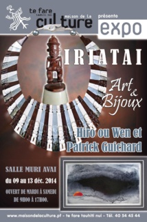 "Iriatai": Hiro Ou Wen et Patrick Guichard exposent à Muriavai "Iriatai": Hiro Ou Wen et Patrick Guichard exposent à Muriavai