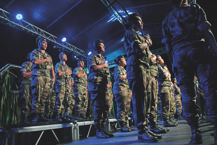 Les volontaires du RSMA donnent de la voix Les volontaires du RSMA donnent de la voix