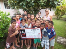 Teva i uta : Un logo 'āpī et une devise "pour toujours !"