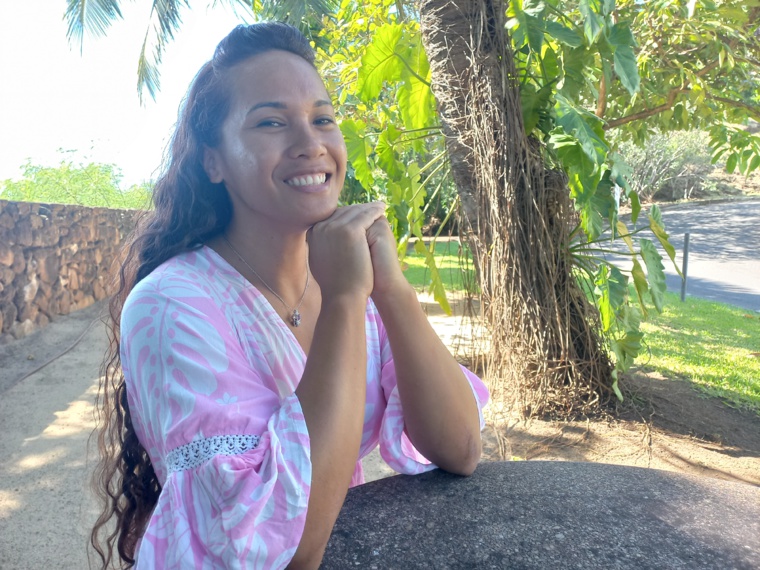 Vairea Rouet, présidente de l’association Tamarii Manaui. Elle co-organise l’événement ‘Ori @Work. Vairea Rouet, présidente de l’association Tamarii Manaui. Elle co-organise l’événement ‘Ori @Work.