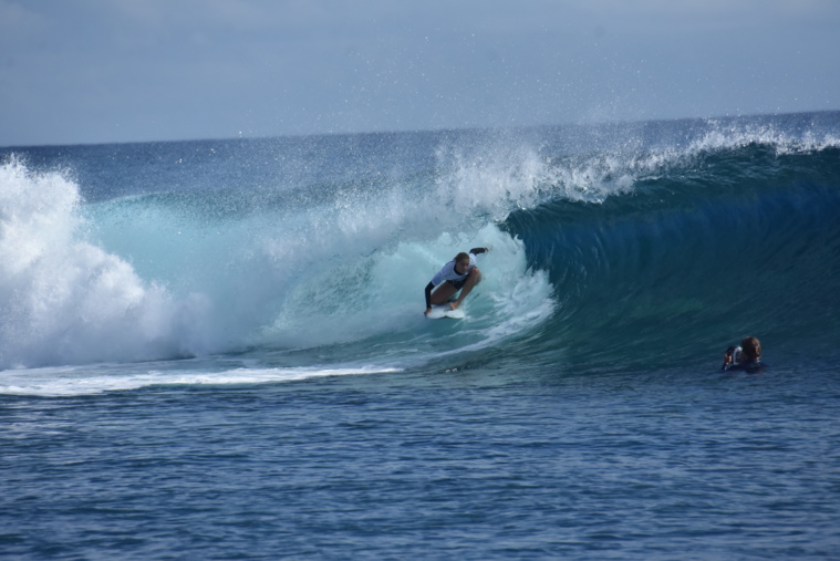 Après avoir “beaucoup bouffé” en début de série, Aelan Vaast s'est engagée sur un tube dans les dernières minutes de la finale.