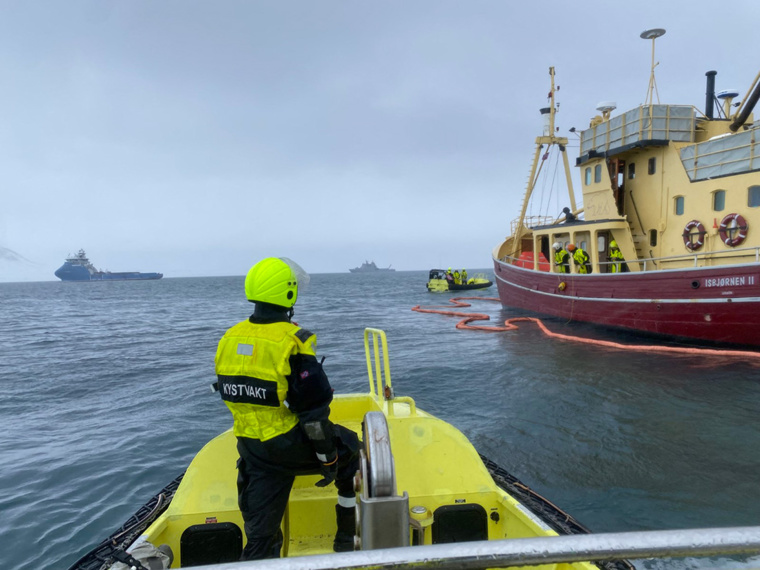 Crédit STR / Norwegian Coast Guard / NTB / AFP Crédit STR / Norwegian Coast Guard / NTB / AFP