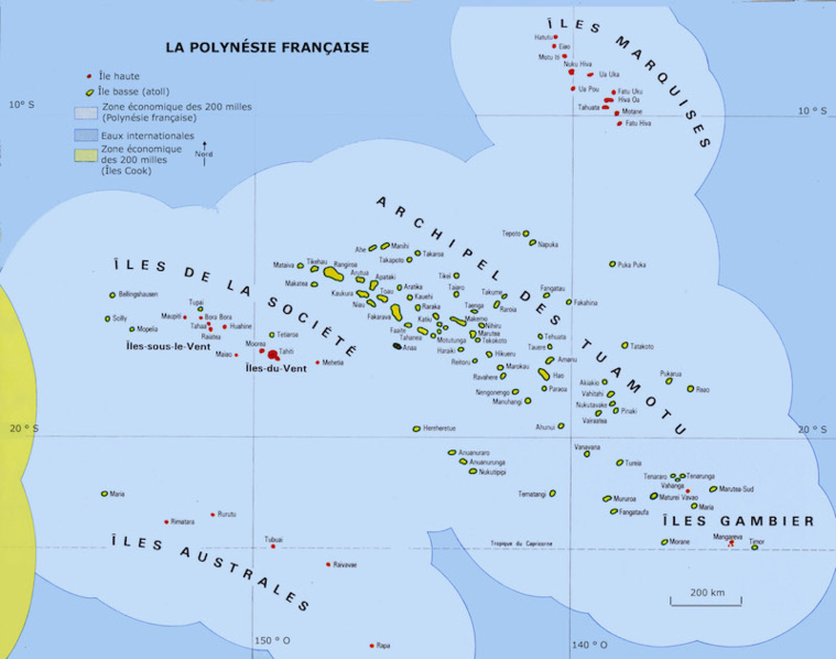 La ZEE polynésienne. Crédit photo : Archive TI. La ZEE polynésienne. Crédit photo : Archive TI.