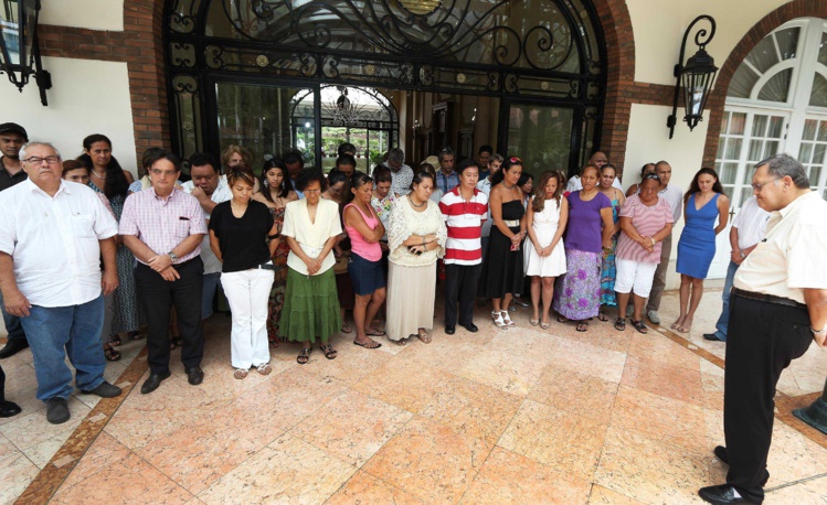 A la présidence. A la présidence.