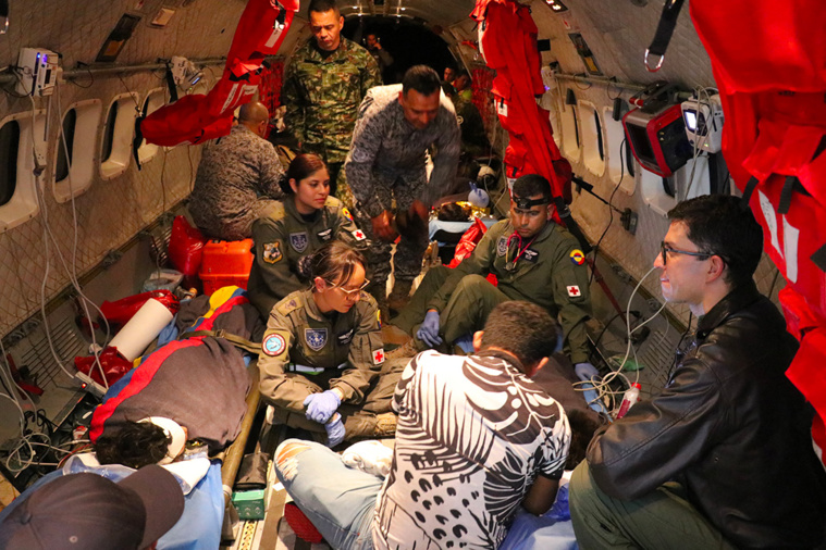 Crédit Handout / Colombian Air Force / AFP Crédit Handout / Colombian Air Force / AFP