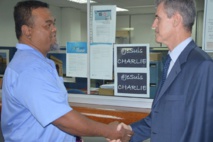 A l'ambassade de France à Fidji A l'ambassade de France à Fidji