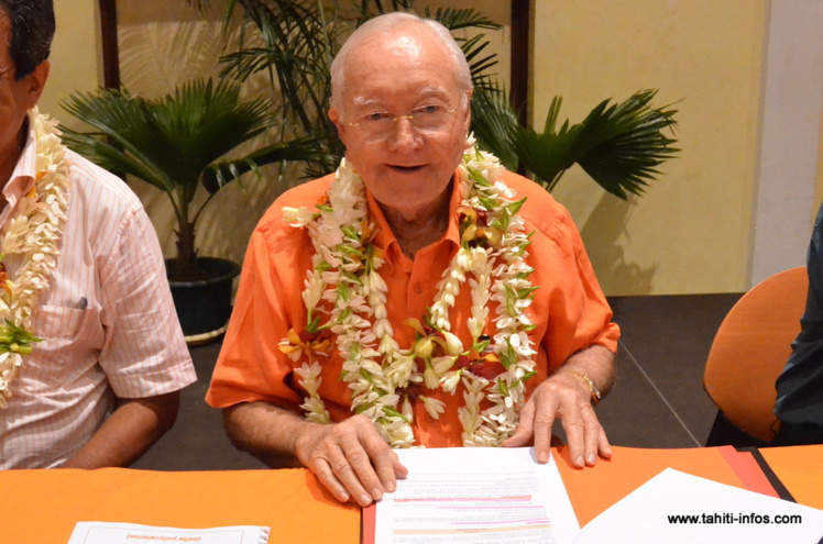 Le Tahoera’a ajuste son règlement intérieur sur mesure pour Gaston Flosse