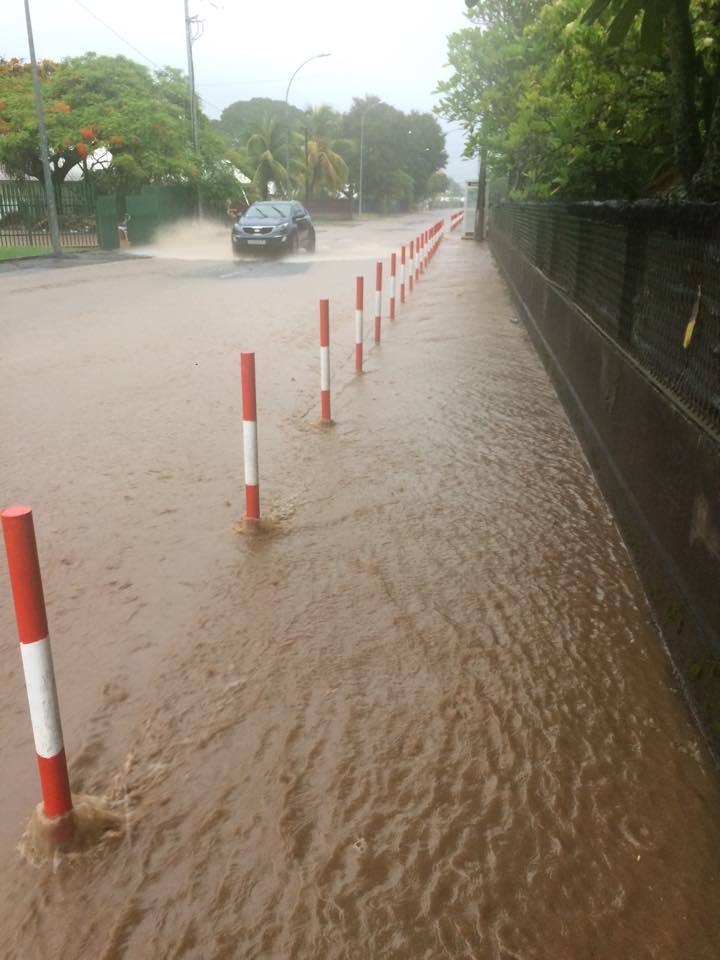 [MàJ : PHOTOS] Fortes pluies et inondations à Papeete