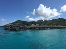 Le Hilton de Bora Bora.