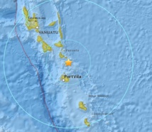 Puissant séisme au Nord-est de Port-Vila