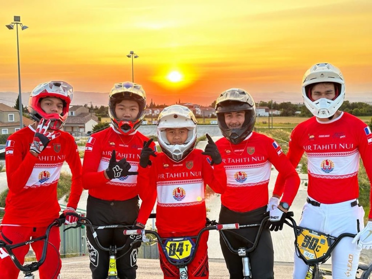 Le BMX tahitien goûte à l’international Le BMX tahitien goûte à l’international