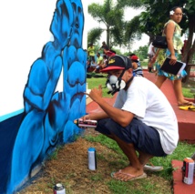 Le grand gagnant du concours de graff des 50 ans de Faa'a Le grand gagnant du concours de graff des 50 ans de Faa'a