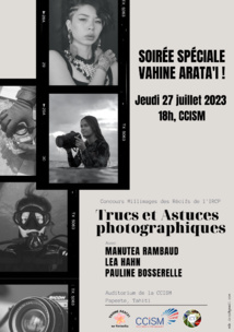Une soirée “trucs et astuces photographiques” pour les vahine Une soirée “trucs et astuces photographiques” pour les vahine