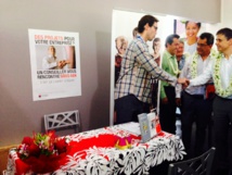 Notre Conseiller Professionnel sur place lors de l’inauguration en présence du Haut Commissaire et du Président du Pays.