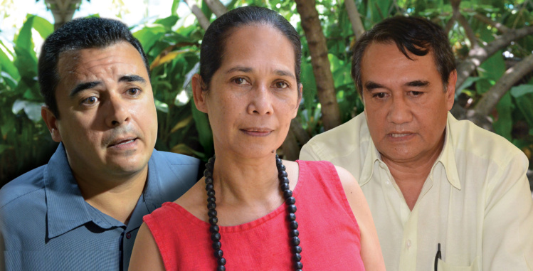 Teva Rohfritsch, Teura Iriti et Antony Géros