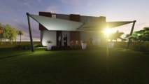 Un exemple de villa VIP proposé par Logistics Solutions sur leur site internet.