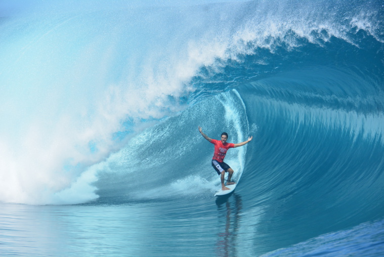 Mateia Hiquily qui "claim" à la sortie de sa bombe. Mateia Hiquily qui "claim" à la sortie de sa bombe.